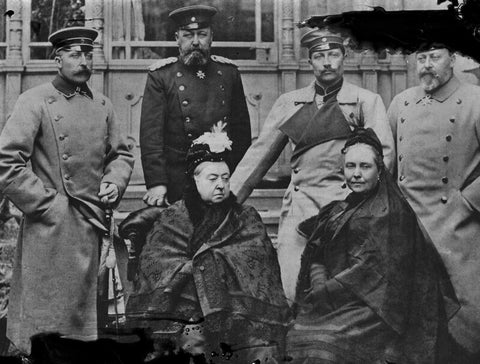 Royal group including Queen Victoria and Wilhelm II, Emperor of Germany and King of Prussia NPG x189248