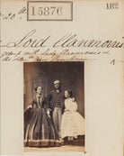 4th Baron Clanmorris with his wife and daughter NPG Ax63806