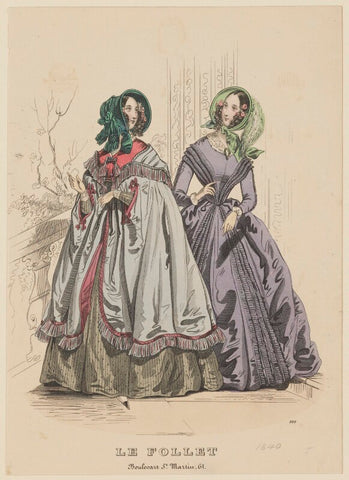 'Toilettes de Promenade. Winter Walking Dresses', December 1840 NPG D47867