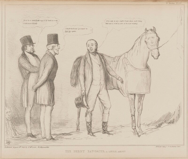 The derby favorite, a little amiss! npg d41582