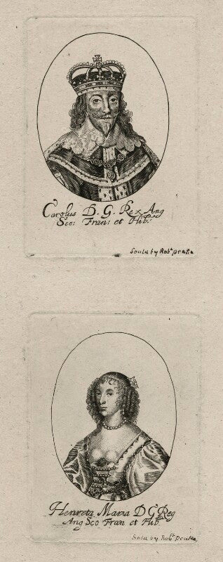 King charles i and henrietta maria npg d26444