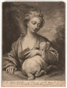 Catherine (née Kneller) Huckle as St Agnes NPG D4575