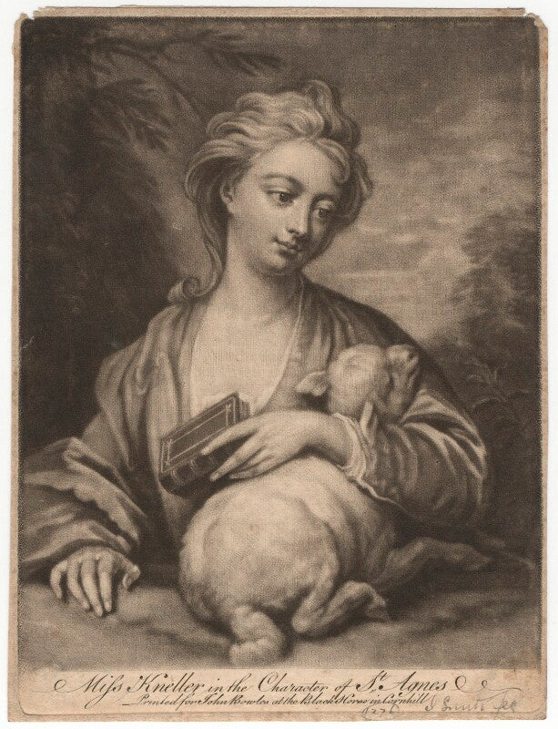 Catherine (née kneller) huckle as st agnes npg d4575