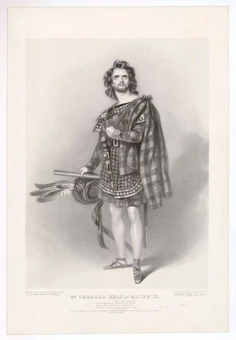 Charles John Kean as Macbeth NPG D36753