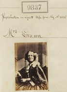 Mrs Swann ('Reproduction in vignette style from Neg No 11836') NPG Ax59563