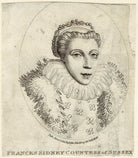 Frances Radclyffe (née Sidney), Countess of Sussex NPG D25590