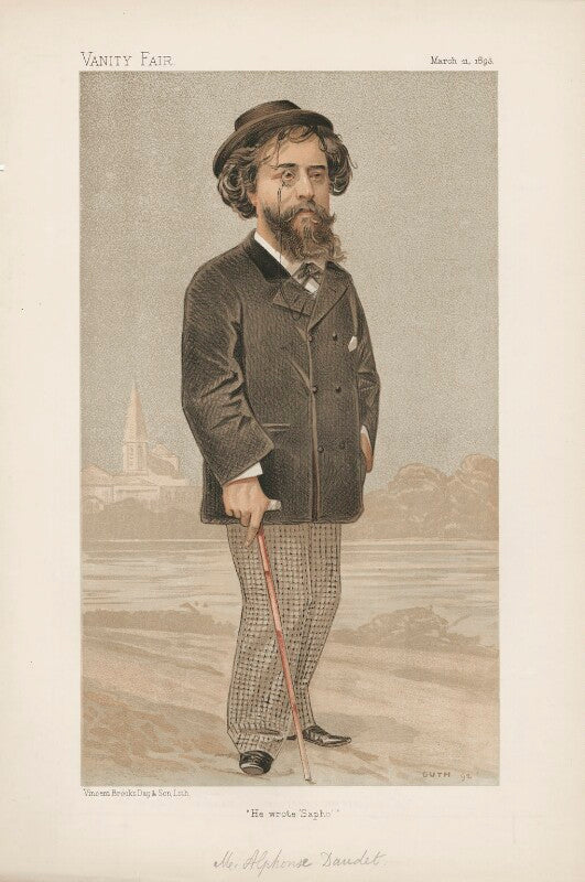 Alphonse daudet ('men of the day. no. 558.') npg d44637