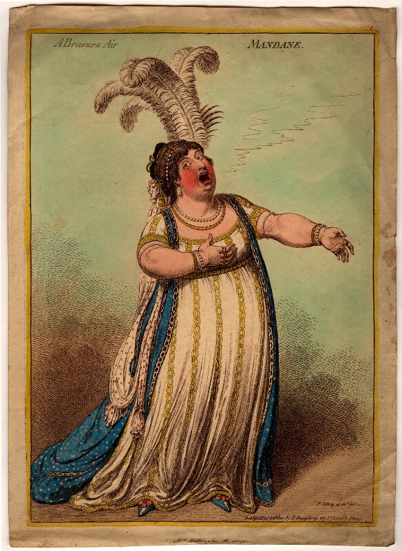 Elizabeth billington (née weichsel) ('a bravura air mandane') npg d1067