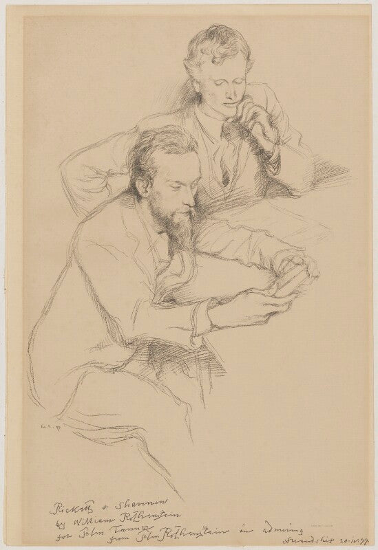 Charles de sousy ricketts; charles haslewood shannon npg d42655