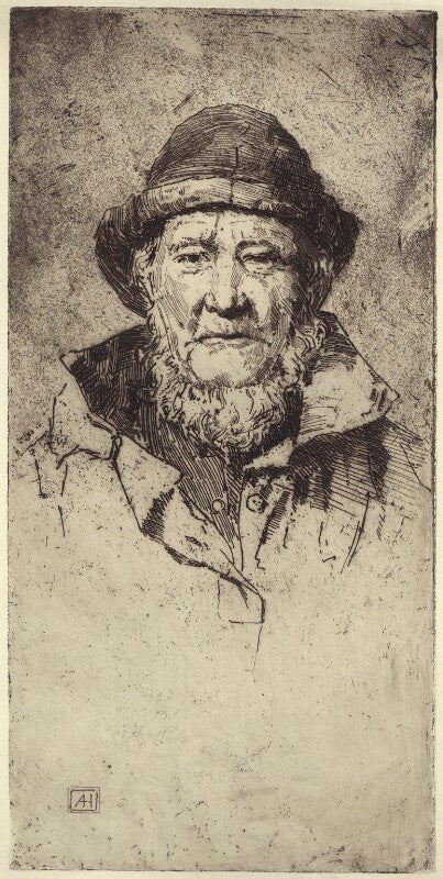 Unknown sitter ('a cornish fisherman') npg d42315