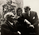 André Masson with an unknown man NPG x132570