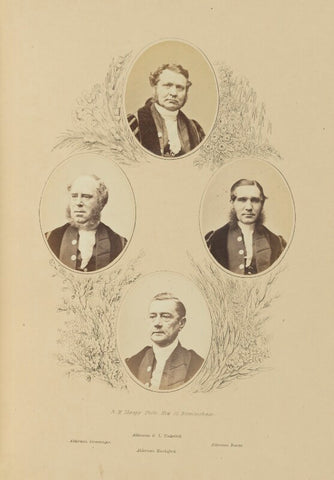 George Lees Underhill; Moses Ironmonger; Henry Hartley Fowler, 1st Viscount Wolverhampton; John Hawksford NPG Ax137693