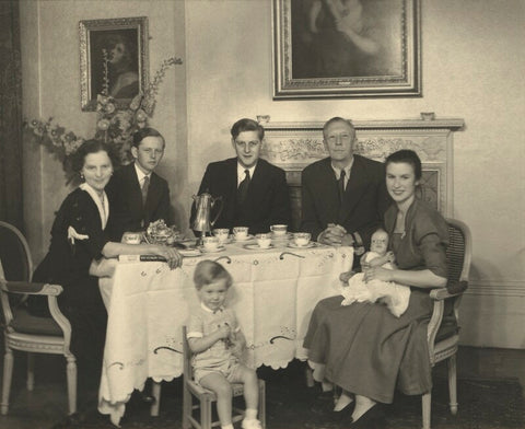 Sir David Victor Kelly and his family NPG x90094