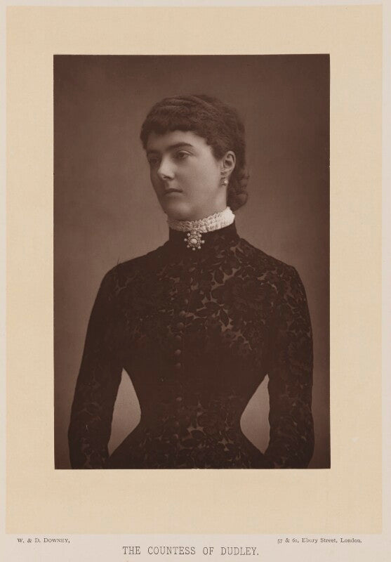 Georgina elizabeth ward (née moncreiffe), countess of dudley npg ax14751