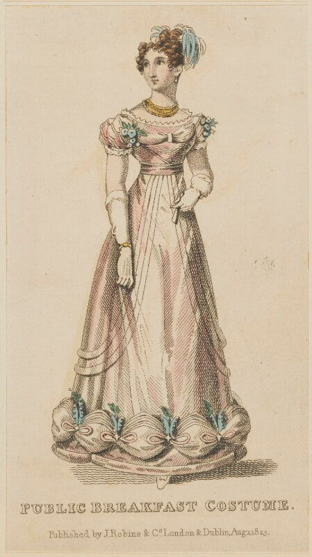 'public breakfast costume', august 1825 npg d47568