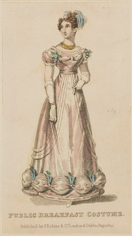 'Public Breakfast Costume', August 1825 NPG D47568