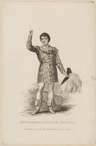 John Braham as Prince Orlando NPG D38569