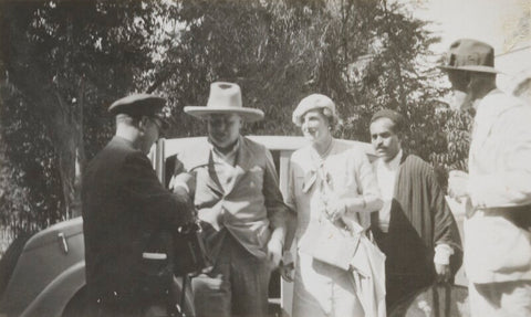 Winston Churchill; Clementine Ogilvy Spencer-Churchill (née Hozier), Baroness Spencer-Churchill; Walter Edward Guinness, 1st Baron Moyne of Bury St Edmunds NPG Ax183141