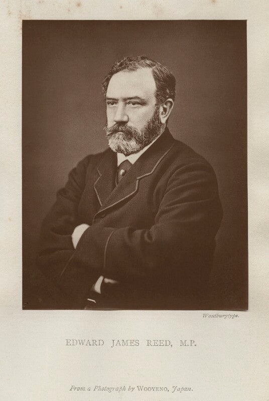 Sir edward james reed npg x128749