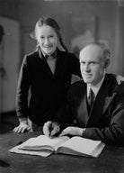 William Christopher Atkinson and his daughter NPG x2601