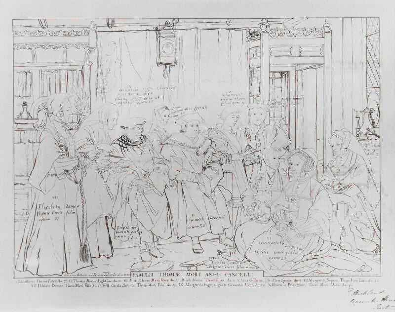 Sir thomas more and his family npg d1