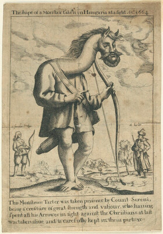 Monstrous Tarter taken prisoner by Count Sereni NPG D22932