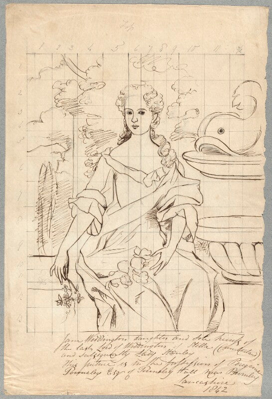 Jane (née widdington), lady stanley npg d23109