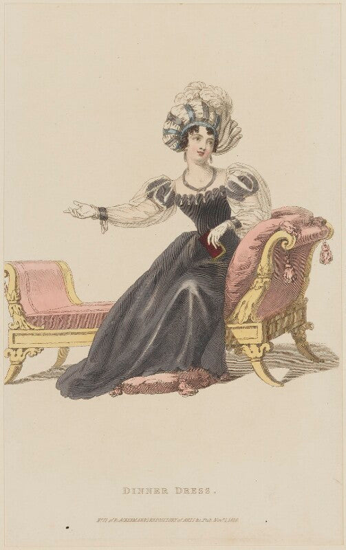 'dinner dress', november 1828 npg d47616