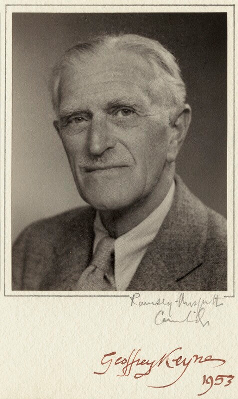 Sir geoffrey langdon keynes npg x1091