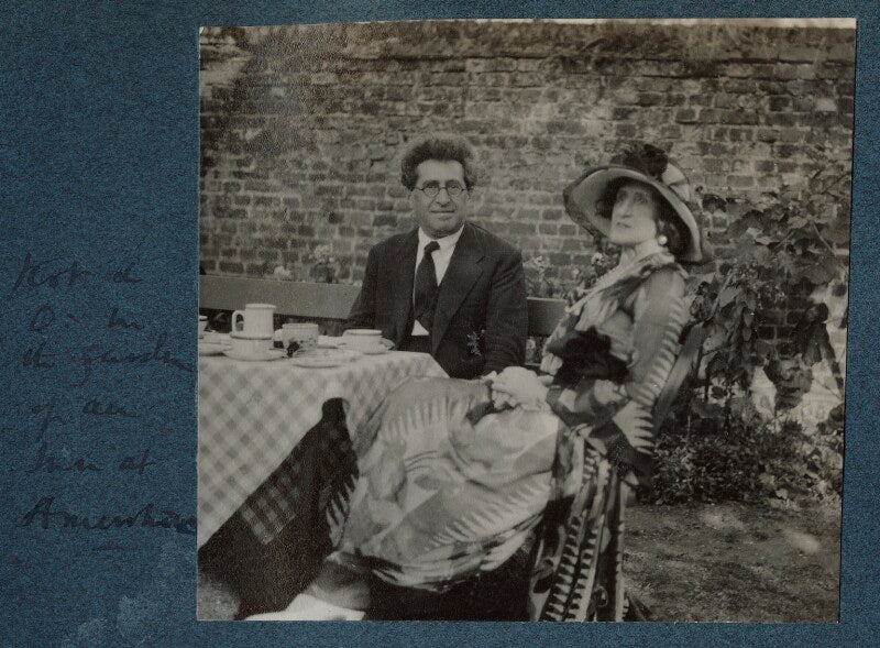 Samuel solomonovich ('kot') koteliansky; lady ottoline morrell npg ax143571