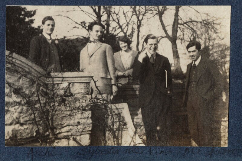 Group including julian morrell and igor vinogradoff npg ax141495