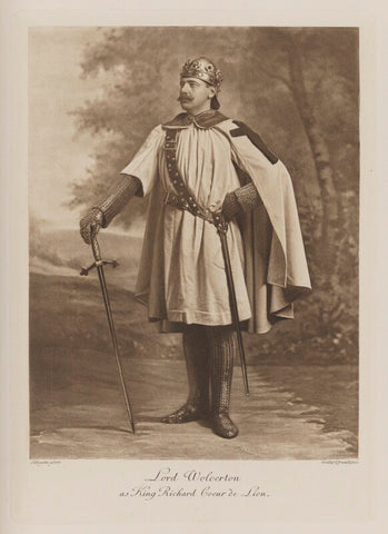Frederic Glyn, 4th Baron Wolverton as King Richard Coeur de Lion NPG Ax41045
