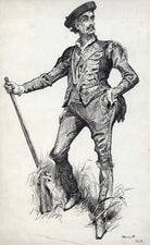 Sir Henry Irving as Philip in 'Philip' NPG D83