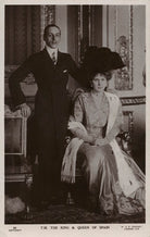 Alfonso XIII, King of Spain; Victoria Eugenie ('Ena') of Battenberg, Queen of Spain NPG x74381