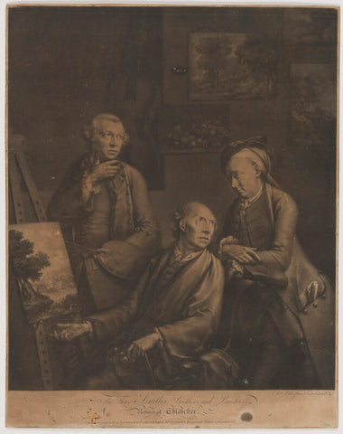 'The Three Smiths; Brothers, and Painters' NPG D41737