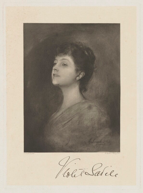 Gertrude violet (née webster wedderburn), lady savile npg d40560