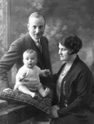 Sir Alan John Cobham; Michael Cobham; Gladys Lloyd Cobham NPG x19418