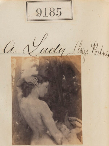 'A Lady' NPG Ax59007