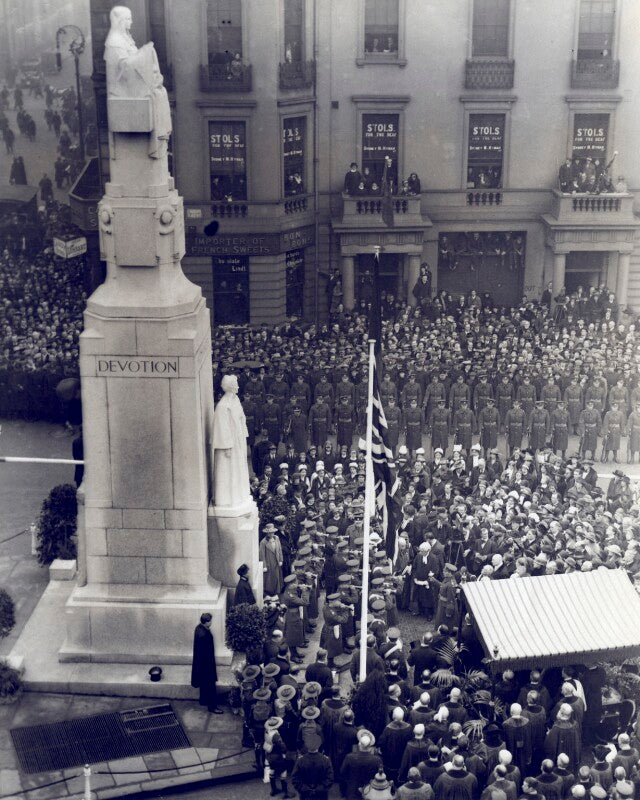 The unveiling of george frampton's statue of edith cavell npg x125691