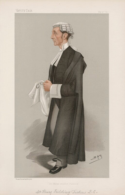 Sir henry fielding dickens ('men of the day. no. 682.') npg d44855