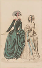 Riding dress and home dinner dress, August 1846 NPG D47971