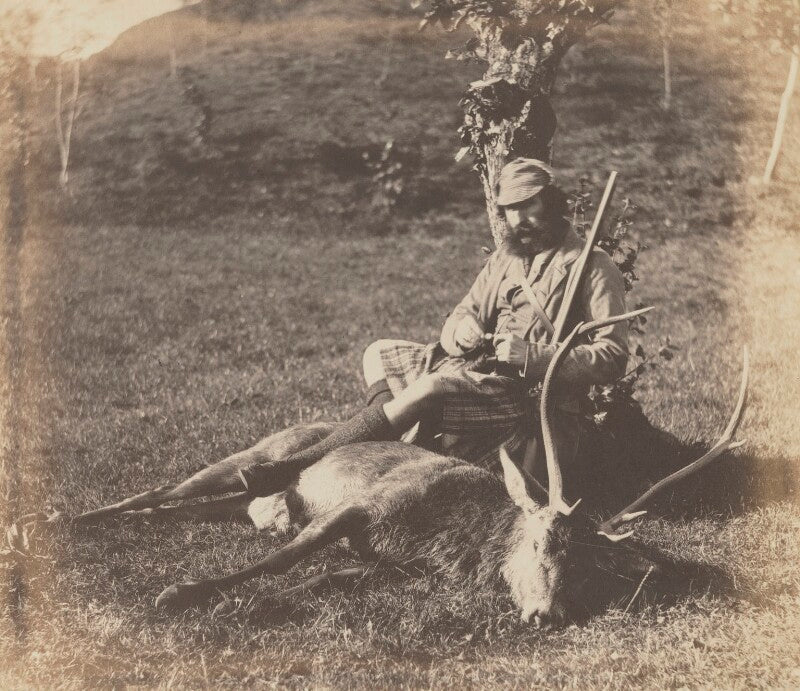 John h macdonald and the stag shot by the prince npg p22(11)