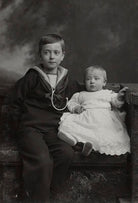 George Mountbatten, 2nd Marquess of Milford Haven; Louis Mountbatten, Earl Mountbatten of Burma NPG Ax26449