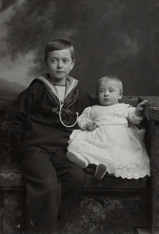 George mountbatten, 2nd marquess of milford haven; louis mountbatten, earl mountbatten of burma npg ax26449