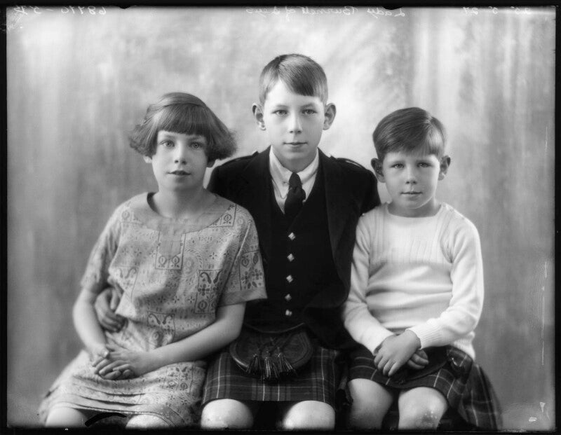 Elizabeth rohays mary (née burnett), lady boyd rochfort; thomas gilbert alexander burnett; roger william odo burnett npg x123918