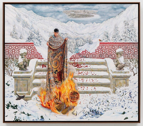 Raqib Shaw ('The Final Submission in Fire on Ice') NPG 7156