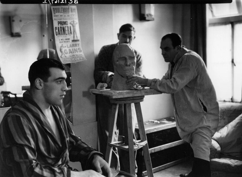 Primo carnera and sculptor npg x10282