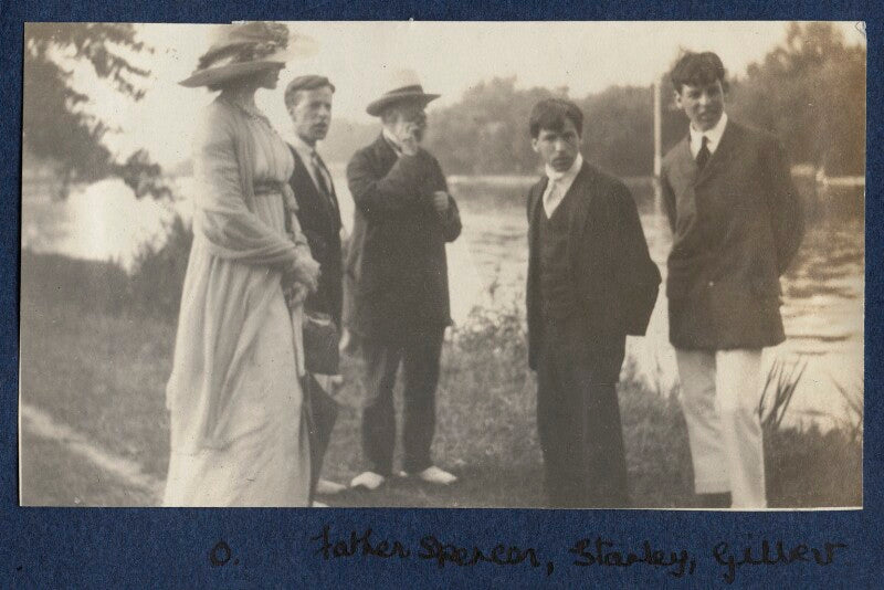 Lady ottoline morrell; sydney spencer; william spencer; sir stanley spencer; gilbert spencer npg ax140481