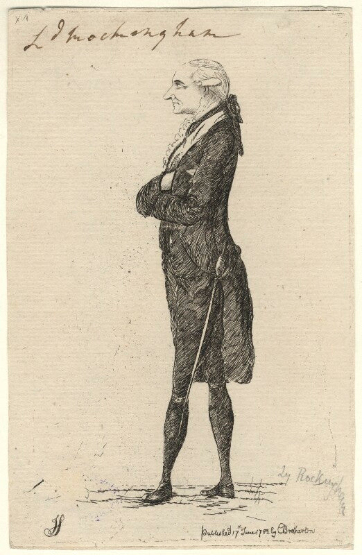 Charles watson wentworth, 2nd marquess of rockingham npg d5830