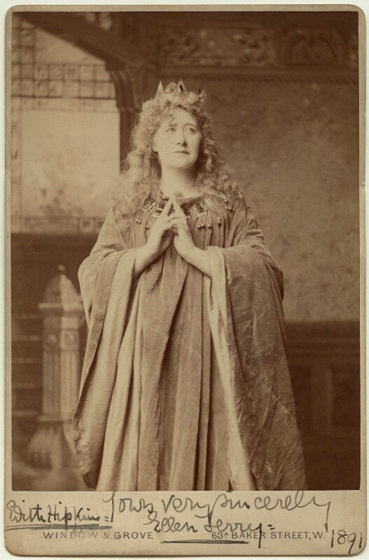 Ellen terry as nance oldfield in 'nance oldfield' npg x16978
